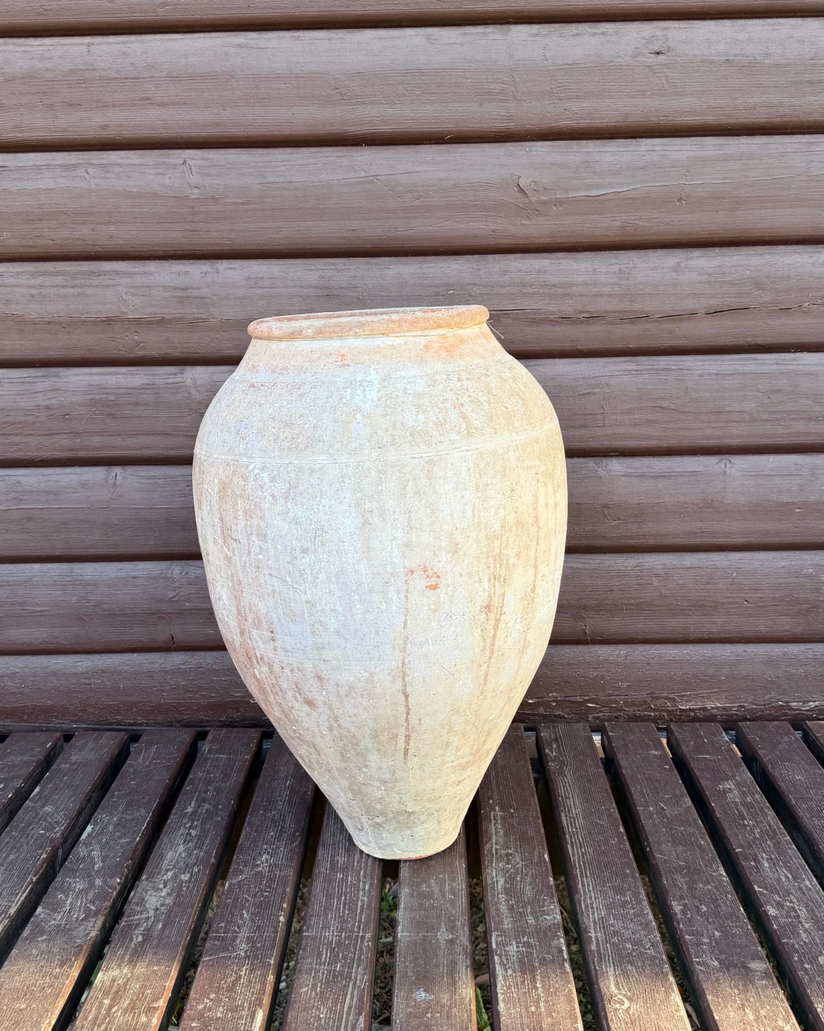 Krukke med vakker patina